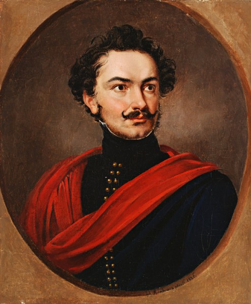 Ján Rombauer, Podobizeň muža s fúzikmi 1826