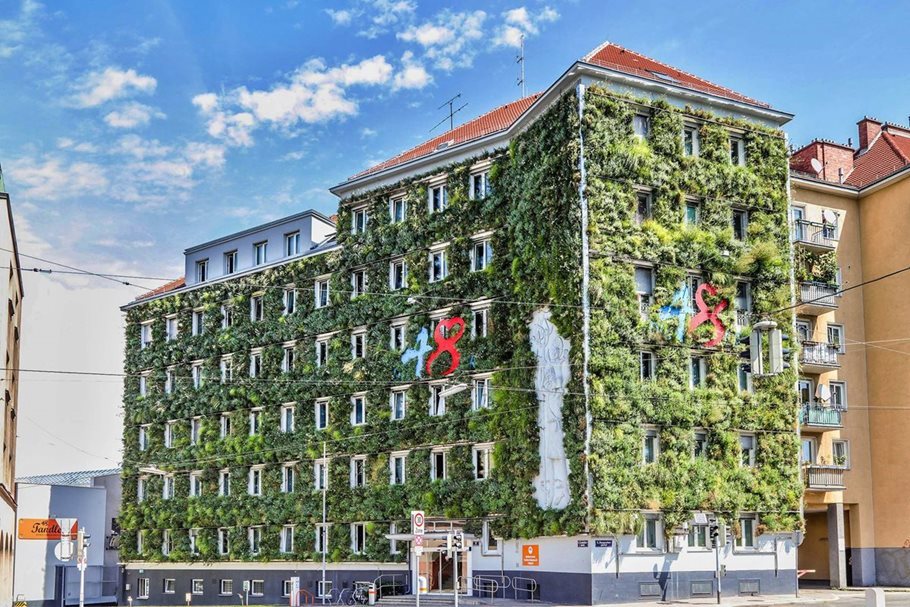Zelená fasáda, Viedeň
