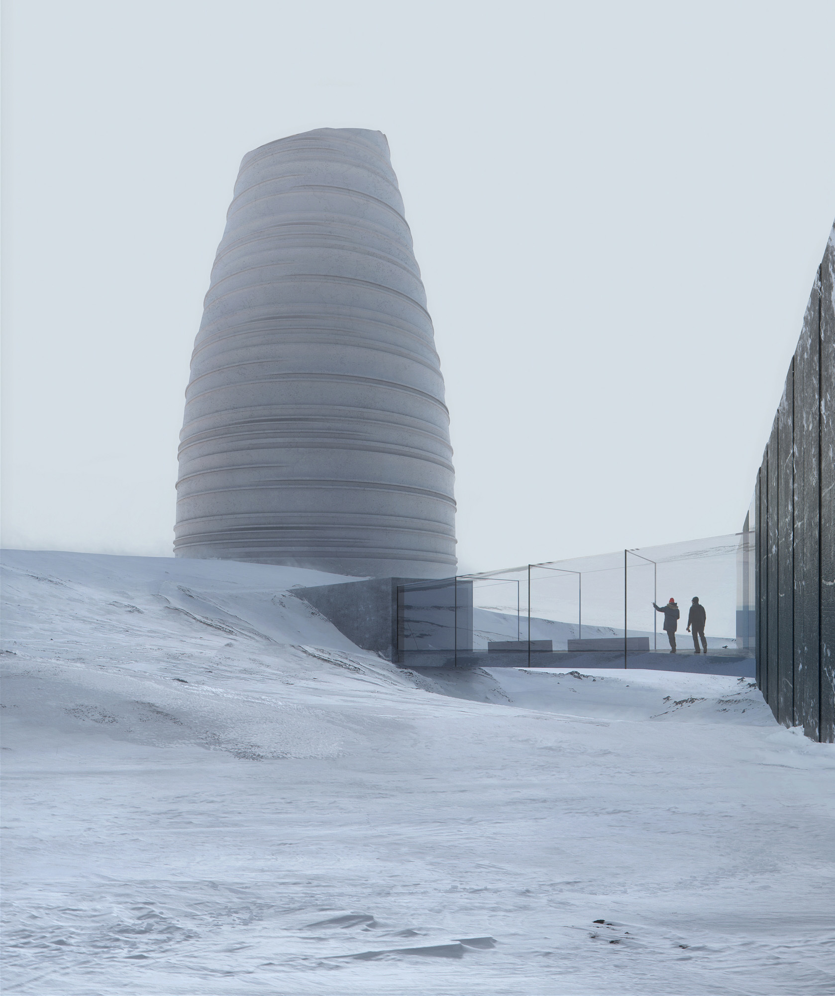 Snøhetta and Plomp: Arctic World Archive Visitor Center