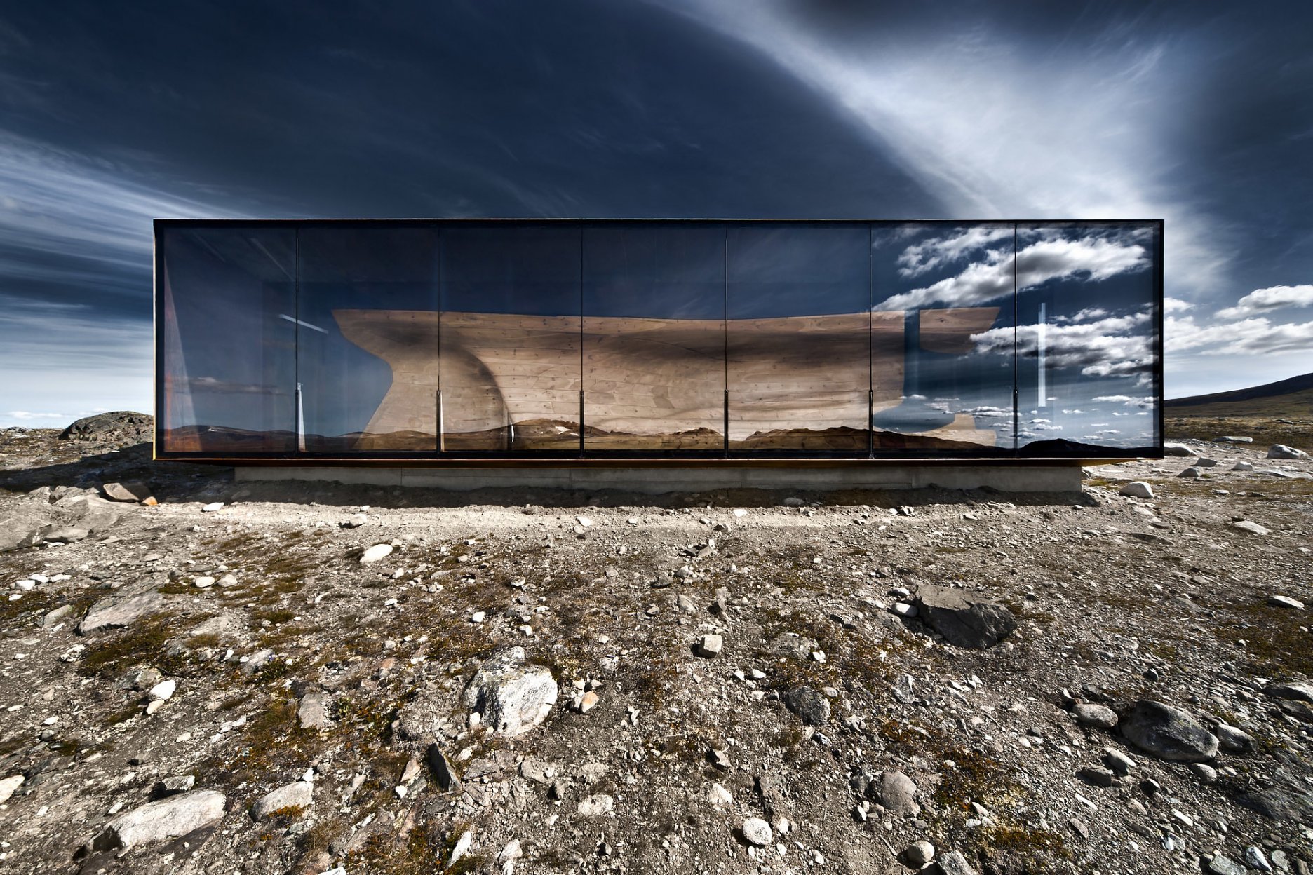 Tverrfjellhytta - Norwegian Wild Reindeer Centre Pavilion, Foto: diephotodesigner.de