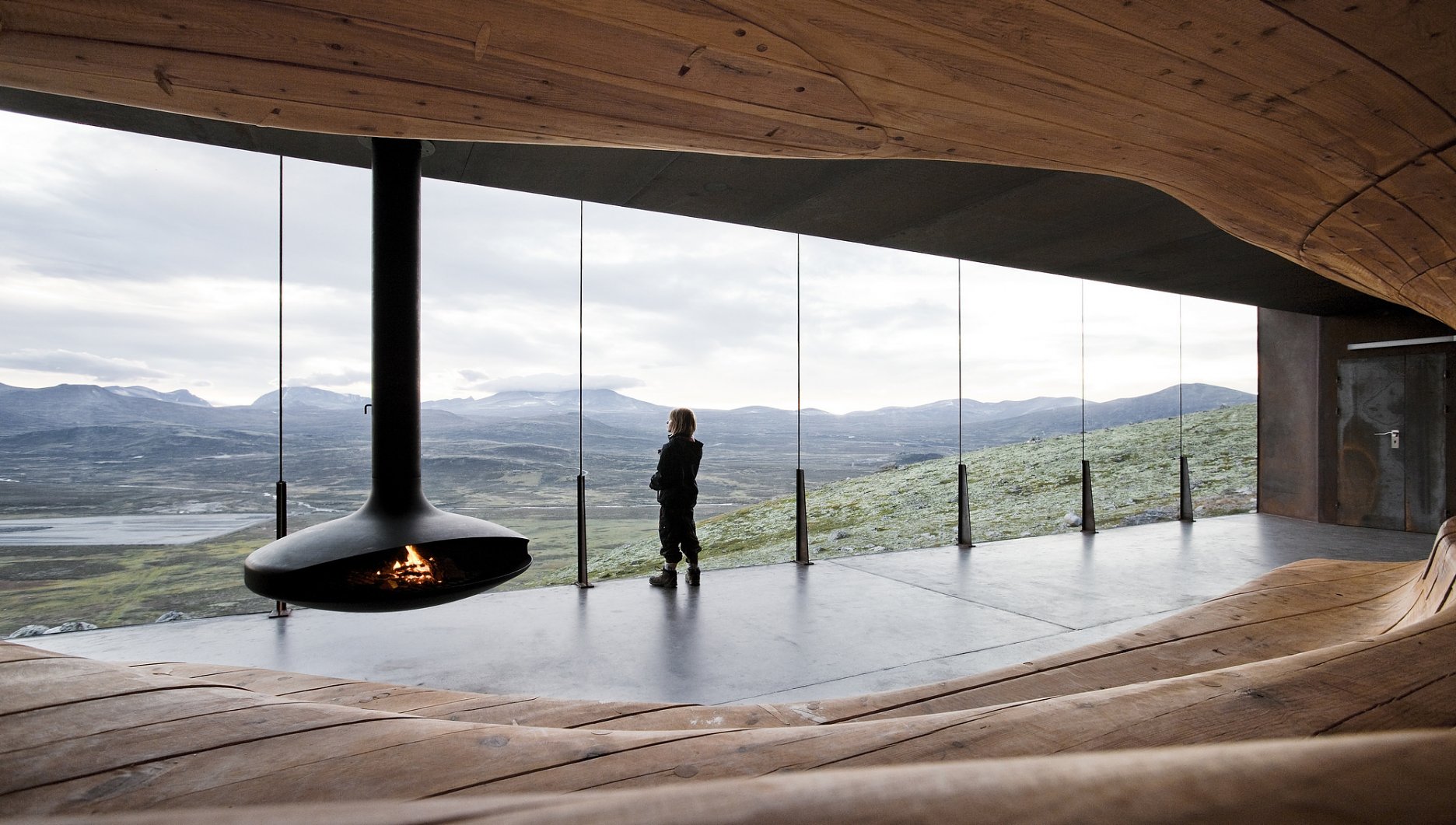 Tverrfjellhytta - Norwegian Wild Reindeer Centre Pavilion, Foto: diephotodesigner.de
