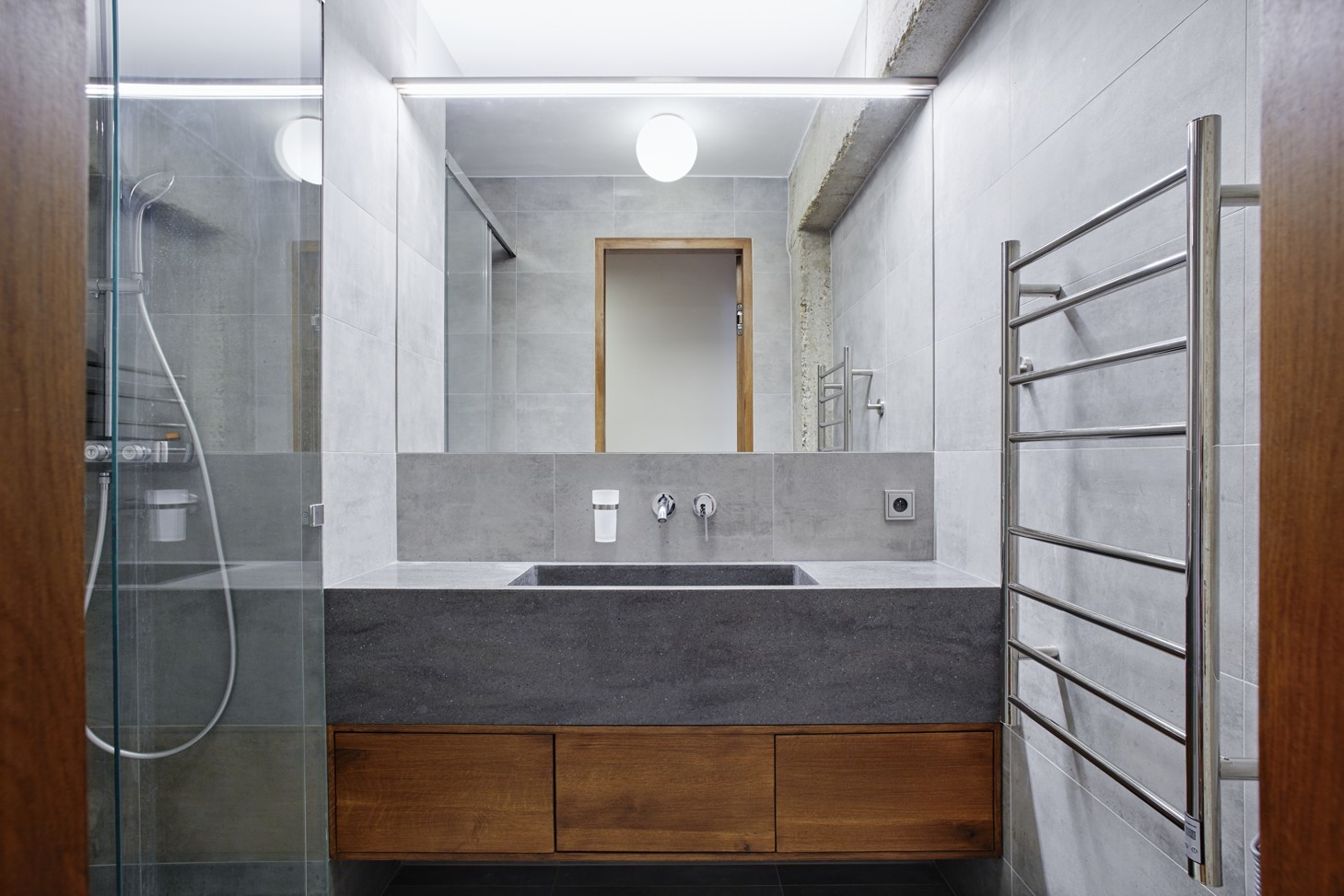 Rekonštrukcia pražského panelového bytu, autorka: Klára Makovcová