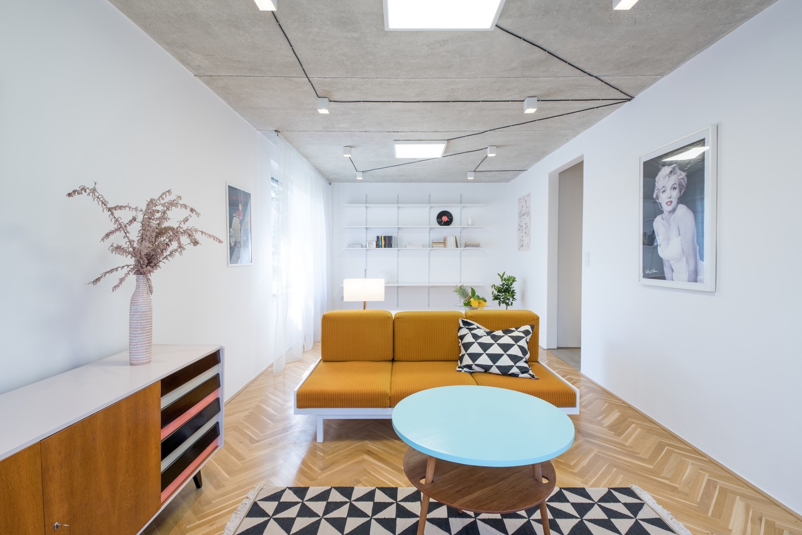 Rekonštrukcia brnenského panelového bytu, autorka: Kateřina Horych (Atelier architekti)