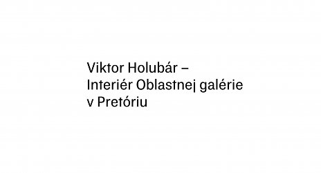 V. Holubár – Interiér Oblastnej galérie v Pretóriu
