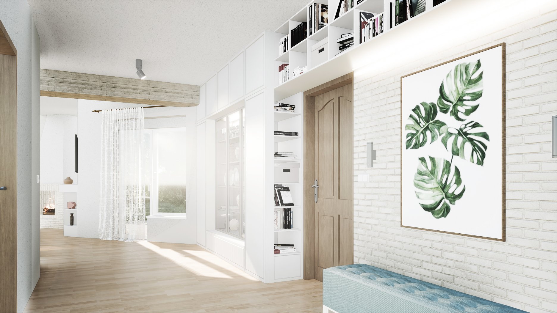 Vizualizácia - vstupná chodba