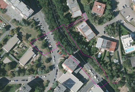 Pešia lávka cez ulicu Horoměřická, Dejvice a Vokovice