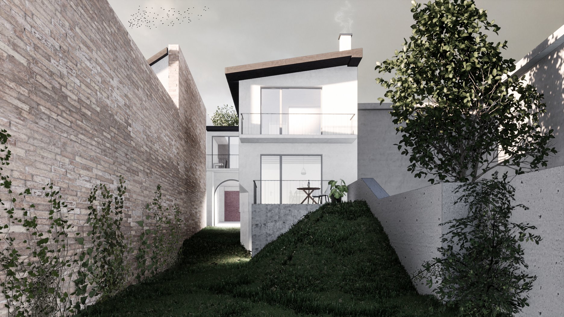 Vizualizácia - dvor