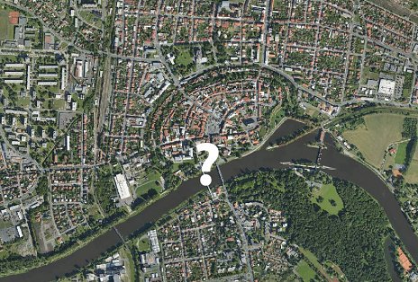 Lávka cez Labe v Nymburku