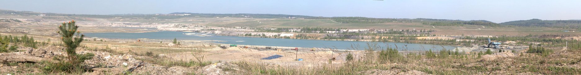 2009 Celkový pohľad na budované jazero. Foto: Vladislav Podracký