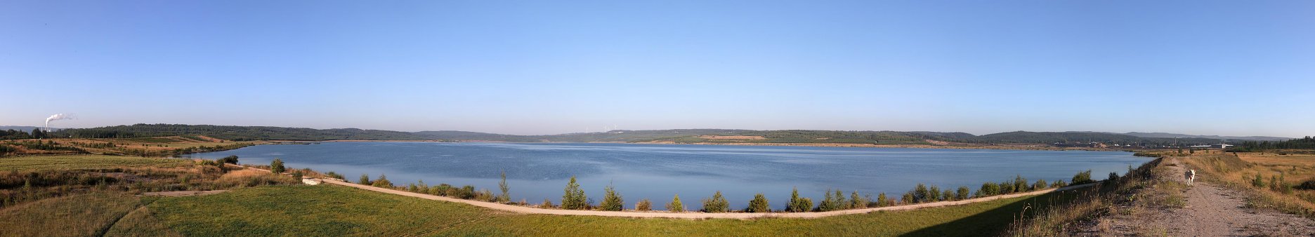 2021 Celkový pohľad na jazero. Zdroj: SUAS